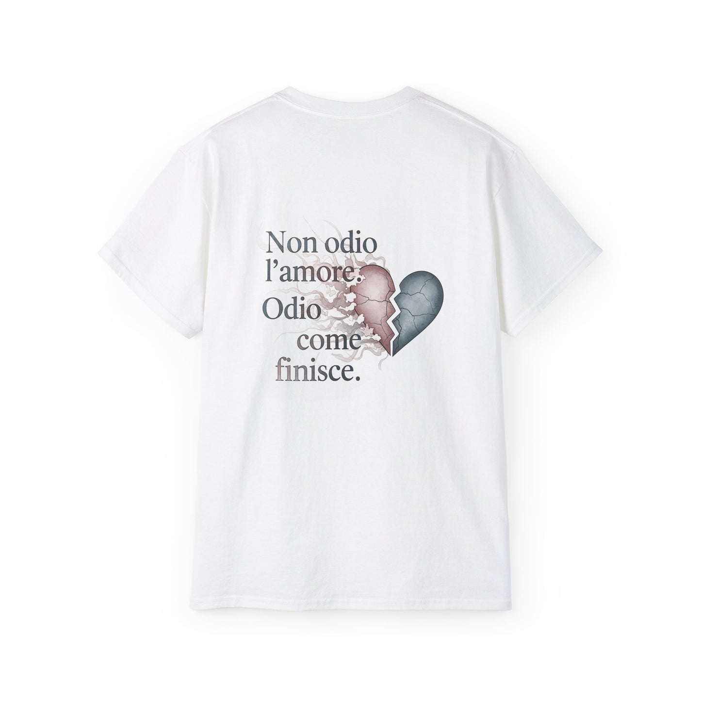 Maglietta divertente - Non odio l'amore. Odio come finisce