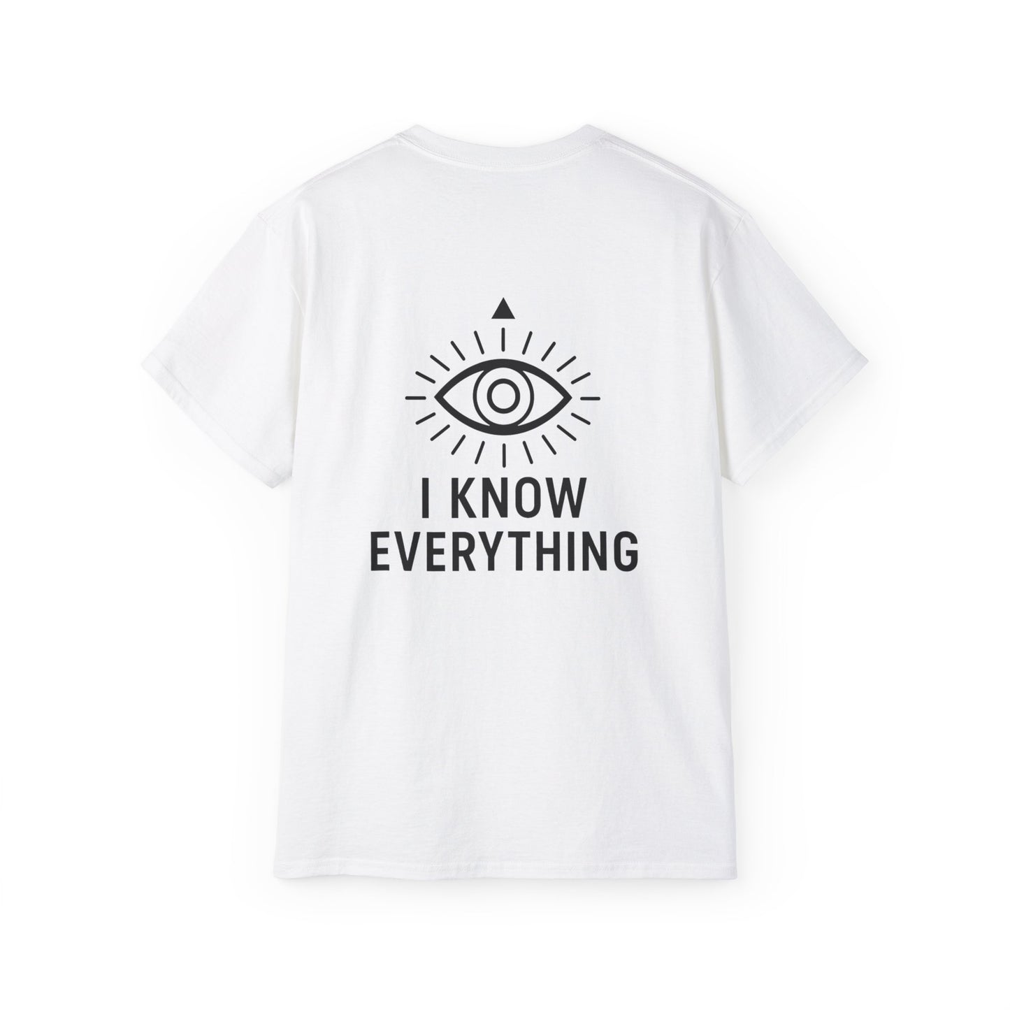 Funny Statement Tee - I know everything