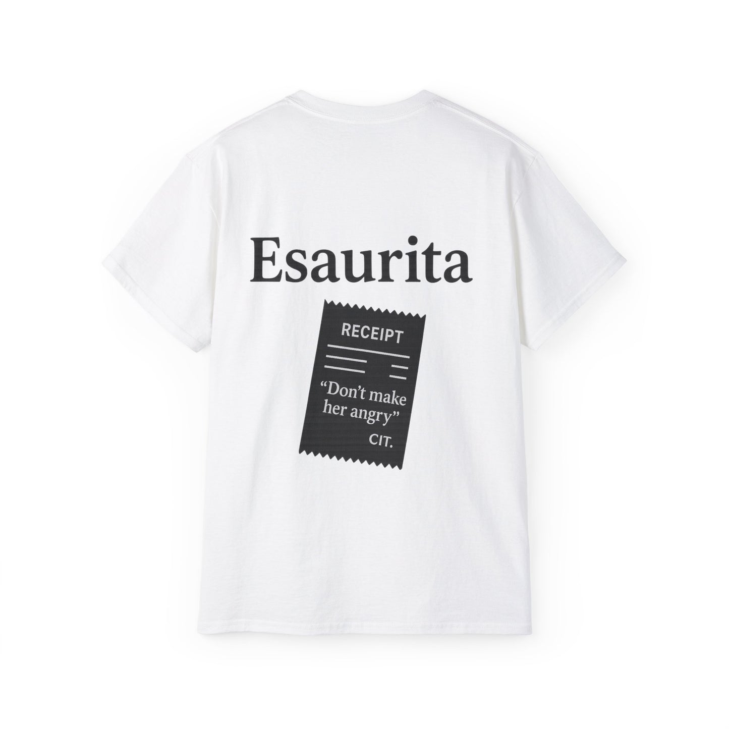 Funny Statement Tee - Non farla arrabbiare.