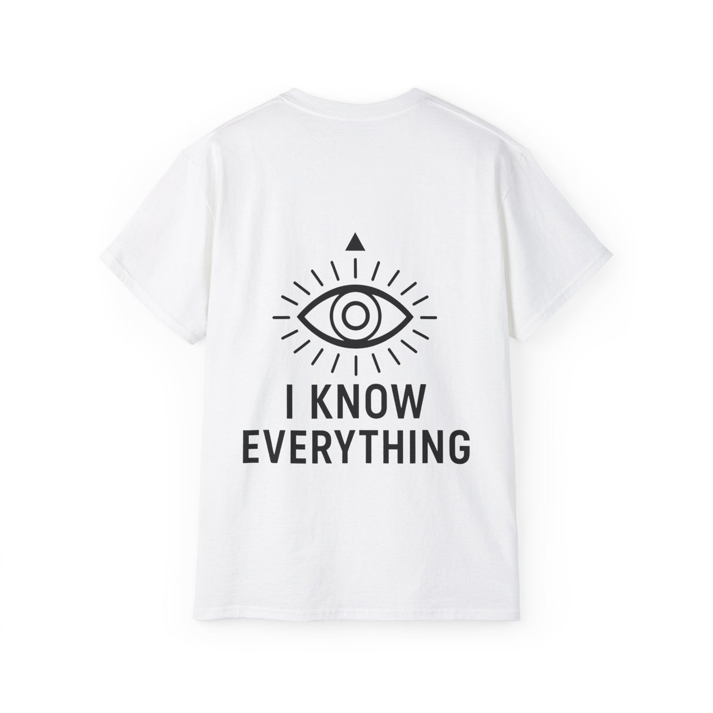 Funny Statement Tee - I know everything
